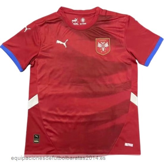 Nuevo Tailandia 1ª Camiseta Serbia 2024 Rojo Baratas